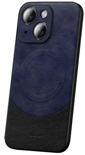 TechUp MagSafe Magnetic Leather Back Case for iPhone 14