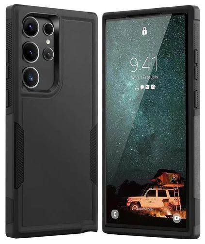 TechUp Rugged Shockproof Heavy Duty Phone Case for Samsung Galaxy S23 Ultra