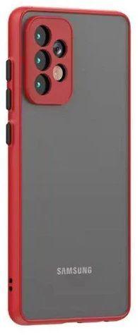 TechUp Translucent Frosted Phone Case for Samsung Galaxy S23 Ultra - Red - Brand New