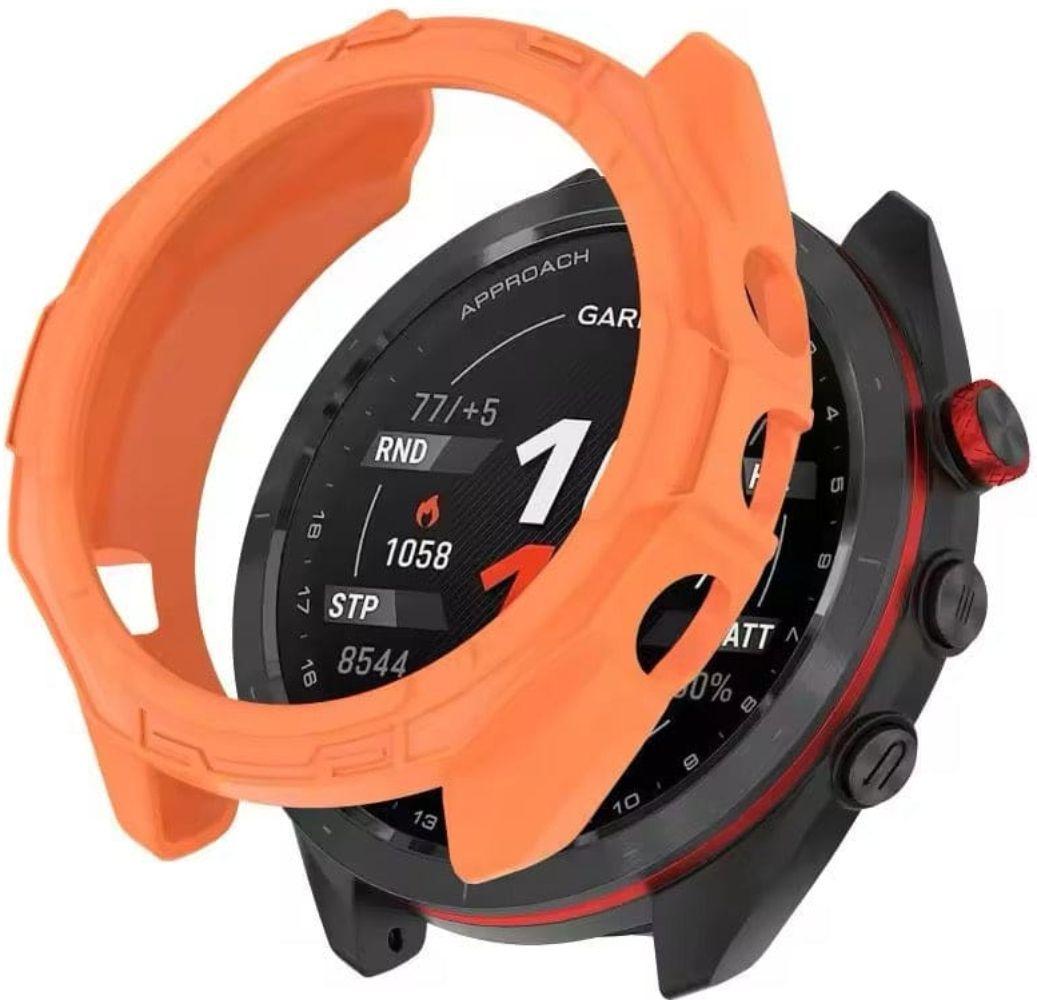 That Watch Shop Protective Smartwatch Case for Garmin Approach S70 (42mm) - Orange - Brand New