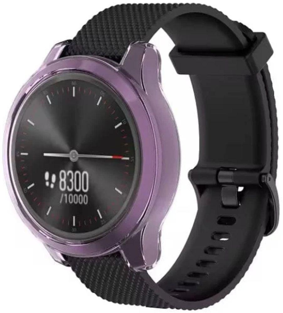 That Watch Shop Protective Smartwatch Case for Garmin Vivomove Sport - Purple - Brand New
