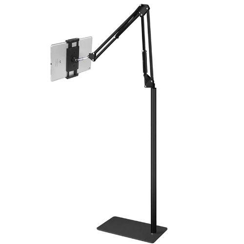 Tough On Adjustable Floor Stand with Phone & Tablet Holder