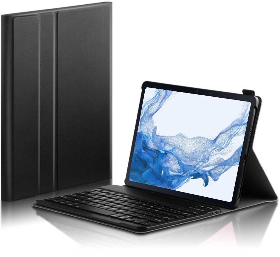 Tough On Bluetooth Keyboard Cover Leather Tablet Case for Galaxy Tab S9 Ultra