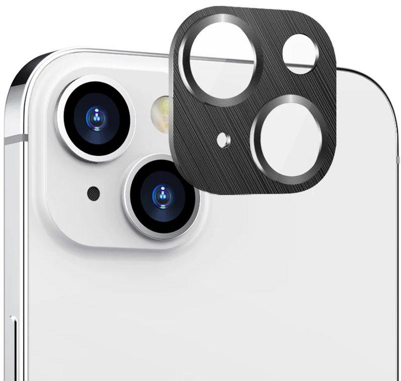Tough On  Metal Tempered Glass Camera Protector for iPhone 15 - Black - Brand New
