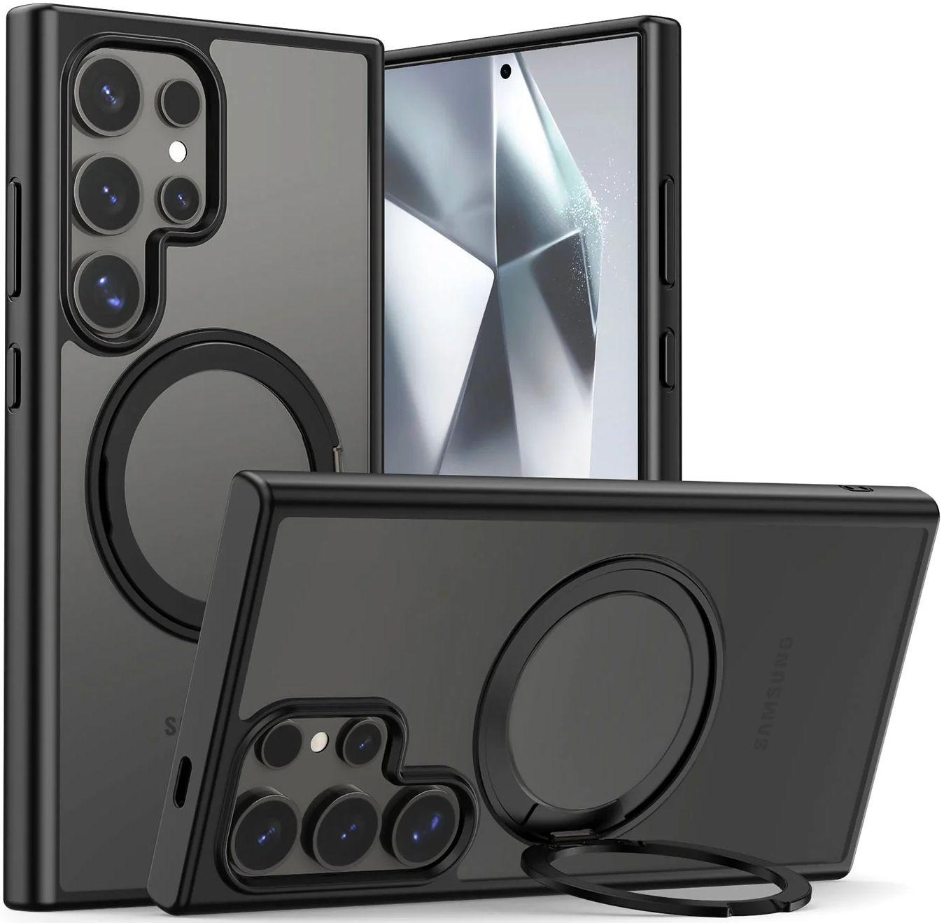 Tough On Phone Case 360° Rotate Stand With MagSafe for Galaxy S24 Ultra