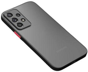 Transparent Clear Matte Phone Case for Samsung Galaxy S20+ - Black - Brand New