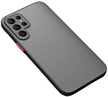 Transparent Clear Matte Phone Case for Samsung Galaxy S20 Ultra - Black - Brand New