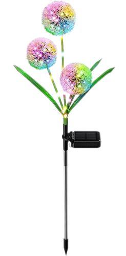 Urban Global Solar Dandelion Garden Lights Decorative with 36 LED (2 Pack) - Pink - Brand New