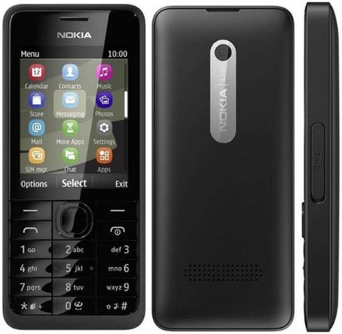 Nokia  301 - 64MB - Black - Single Sim - As New