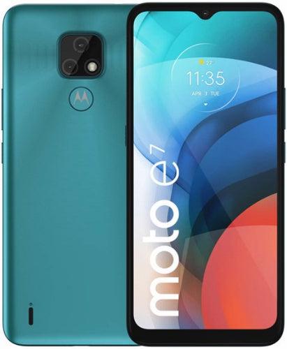 Motorola  Moto E7 - 64GB - Aqua Blue - 4GB RAM - As New