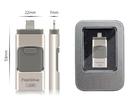 OTG USB Flash Drive for iPhones, iPads, Androids, Laptops with Metal Box 128GB in Silver in Brand New condition