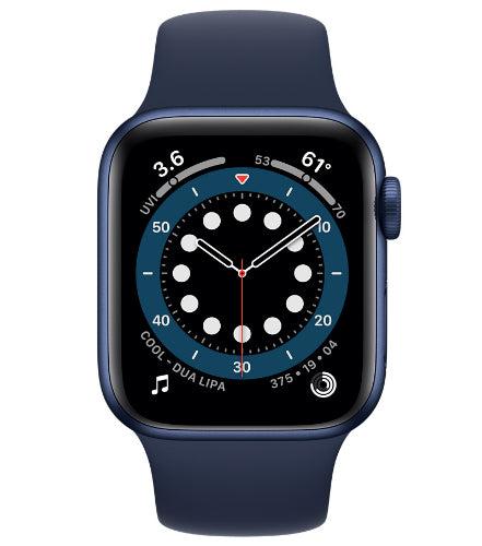 Apple Watch Series 6 Aluminum 40mm (GPS) Deep Navy Sport Band - 32GB - Blue - Excellent