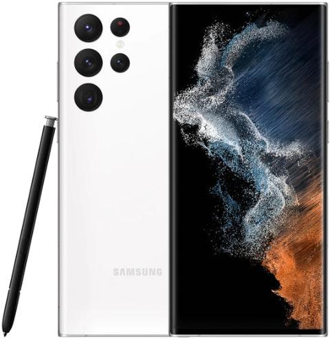Samsung  Galaxy S22 Ultra (5G) - 128GB - Phantom White - Dual Sim - Brand New